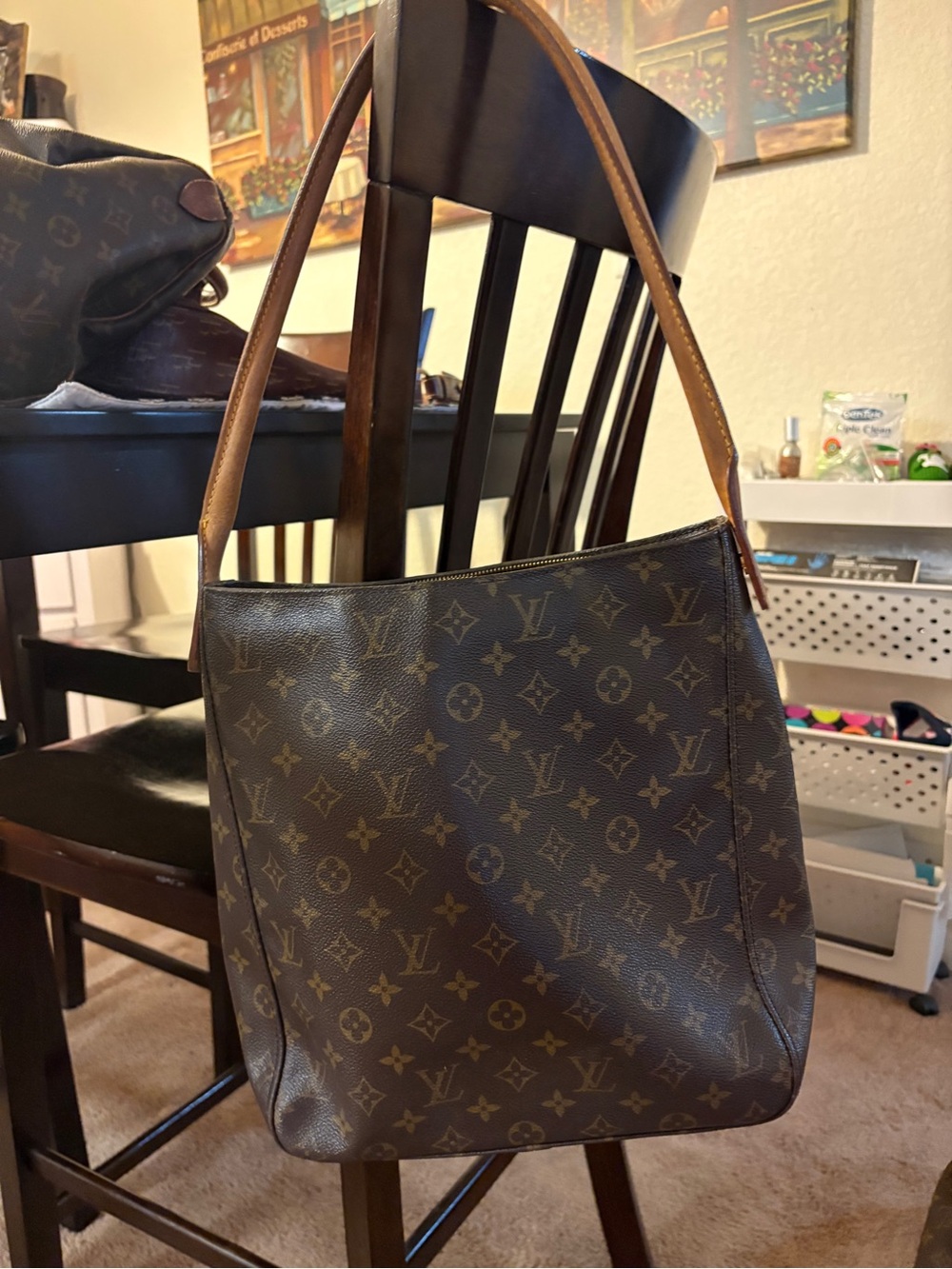 Louis Vuitton Monogram Canvas Bag - Brown and Tan